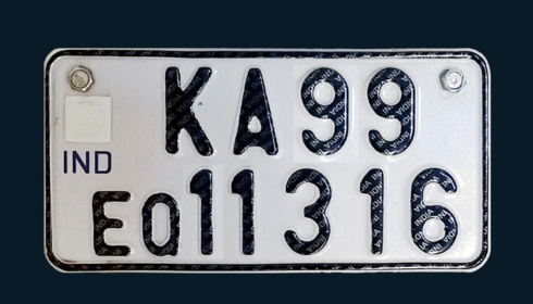 number plate booking