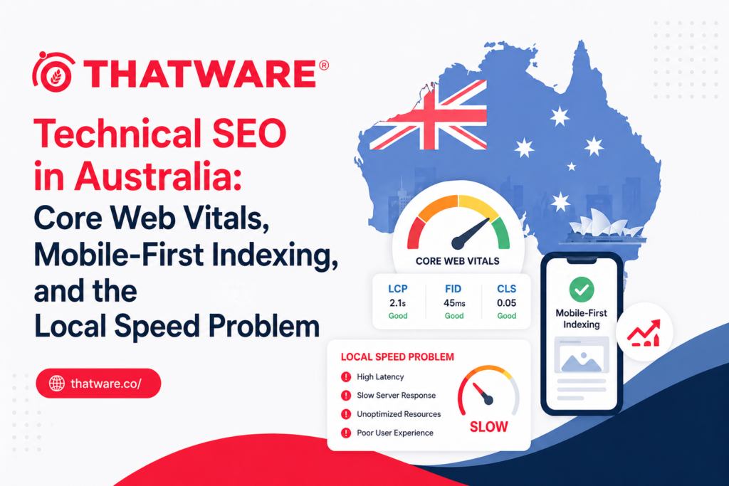 Technical SEO in Australia: Core Web Vitals, Mobile-First Indexing, and the Local Speed Problem